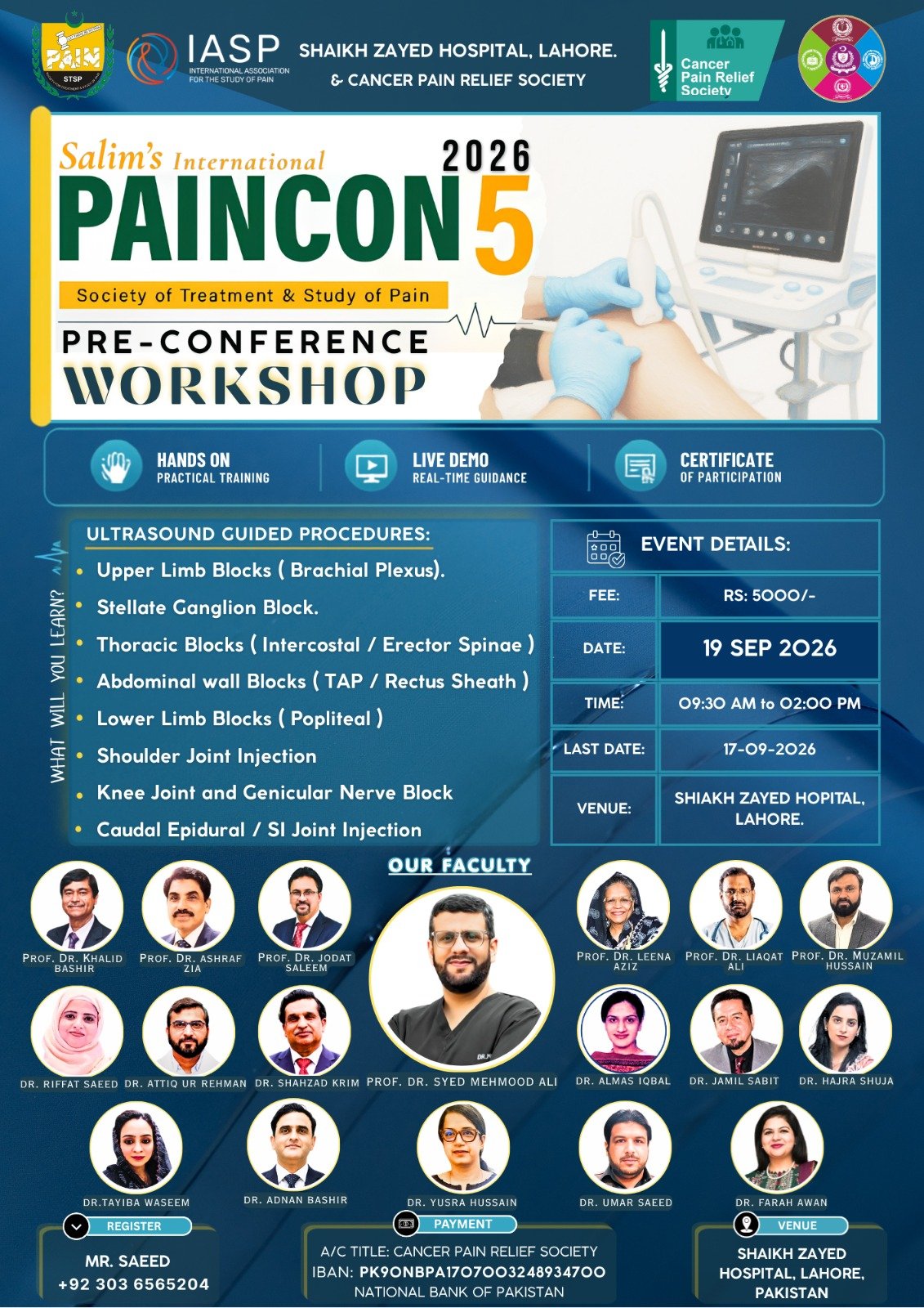 PAINCON 5 Pre-Conference Workshop